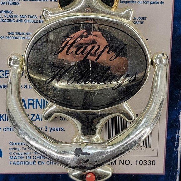 VTG 1997 Gemmy Industries Electronic CHRISTMAS Singing Doorbell Door Knocker 28” - Picture 2 of 11